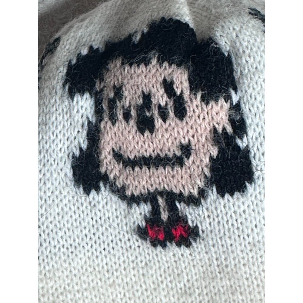 Peanuts Lucy Comic Knit Beanie Hat Red White Acrylic Winter Ski Accessory Vtg - Picture 7 of 7
